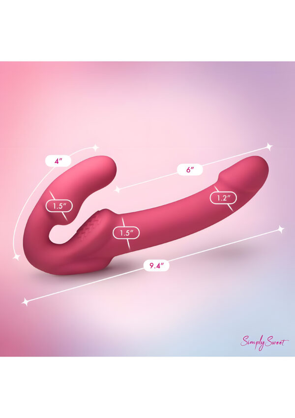 Candy Crush Pink Vibrating Strapless Strap On