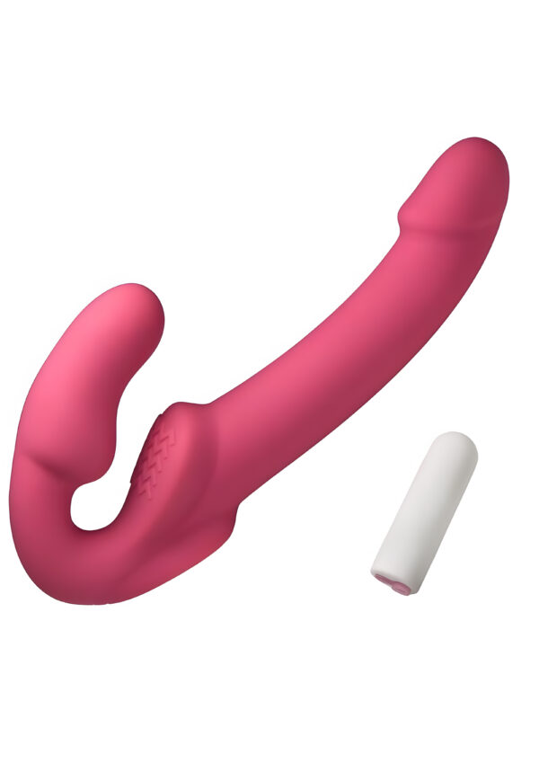 Candy Crush Pink Vibrating Strapless Strap On