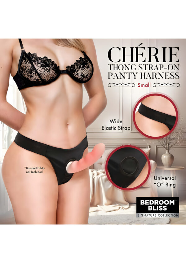 Cherie Thong Strap On Panty Harness Small