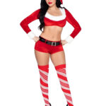 Christmas Cutie Costume XS Red White 4pc
