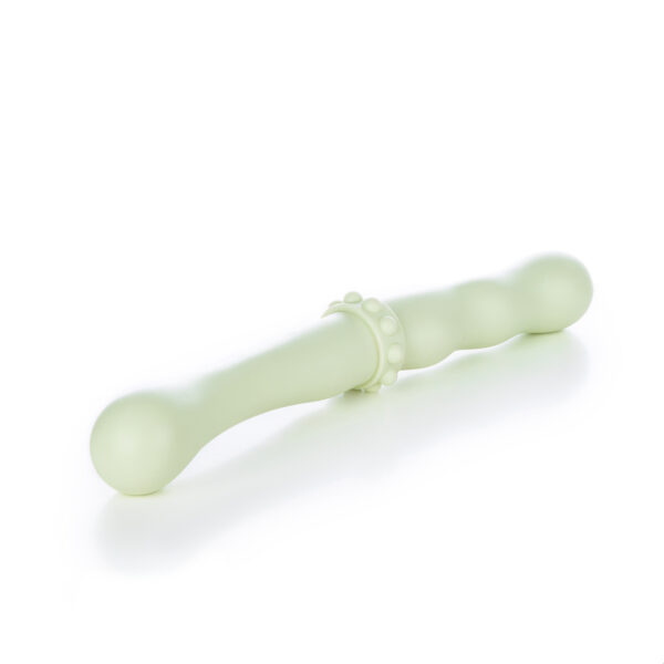 Classic Smooth Double Dildo Intimacy In Green