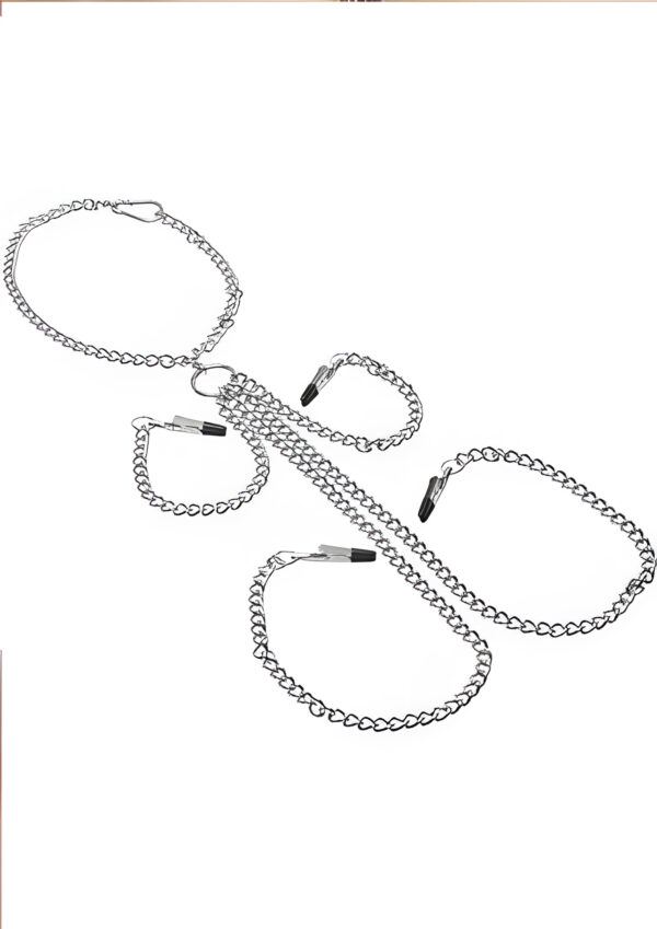 Collared Nipple and Labia Clamp Set