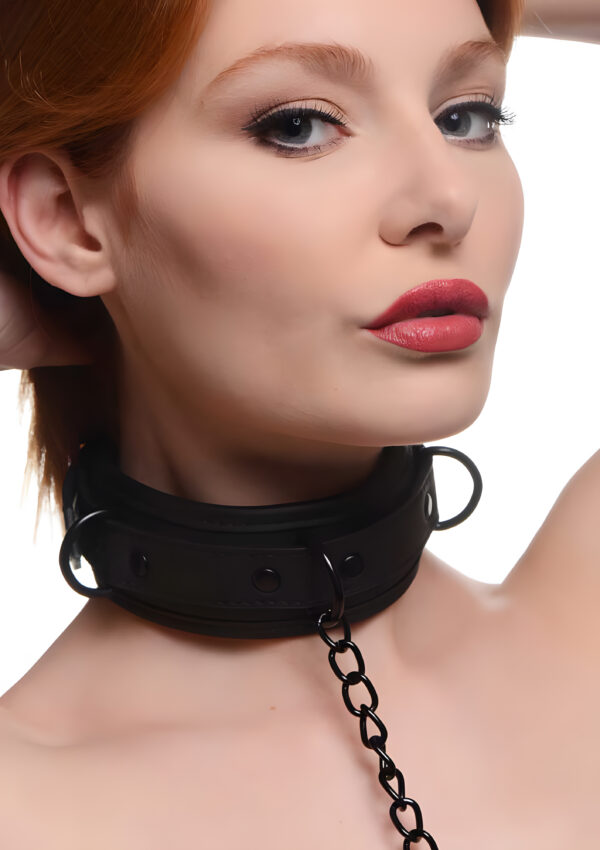 Collared Temptress Nipple Clamp Collar