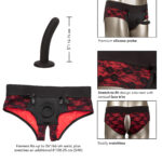 Crotchless Pegging Panty Set Small / Med