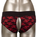 Crotchless Pegging Panty Set Small / Med