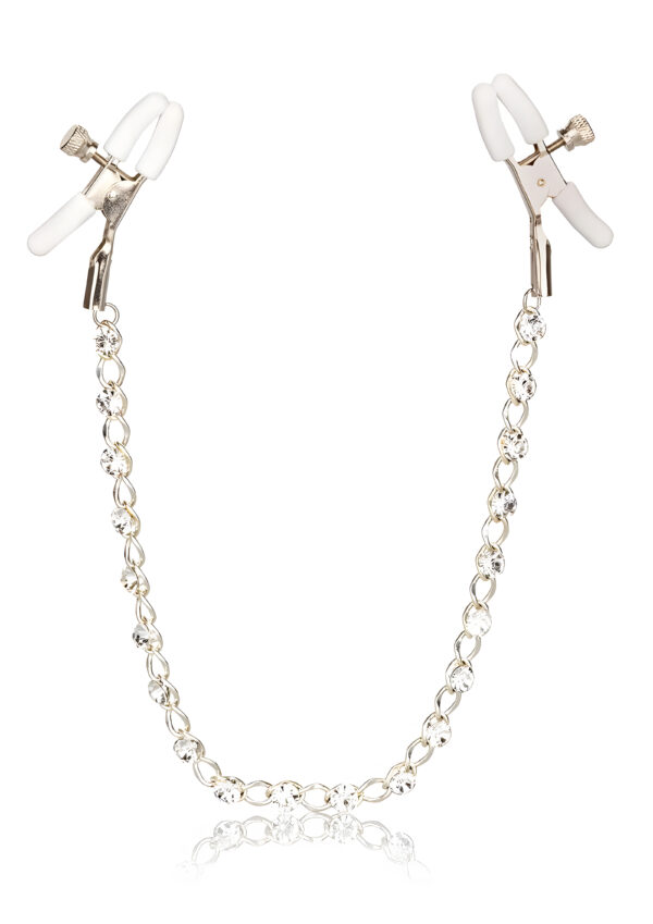 Crystal Chain Nipple Clamps