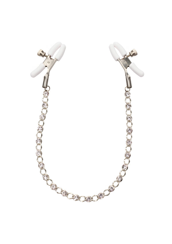 Crystal Chain Nipple Clamps
