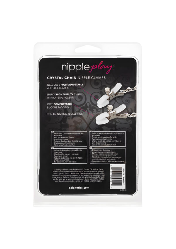 Crystal Chain Nipple Clamps