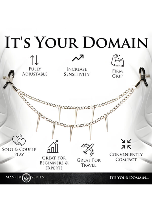 Daggers Double Chain Nipple Clamps