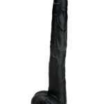 Destroyer Dildo With Suction Cup Black 15 Inch