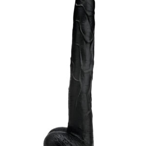 Destroyer Dildo With Suction Cup Black 15 Inch