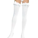Devi Stockings with Ruffle Bow