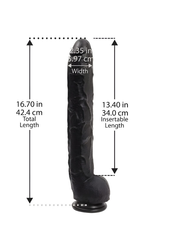 Dick Rambone 18 Inch Cock Black