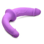 Double Charmer Silicone Double Dildo with Harness
