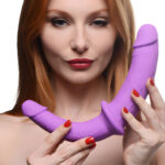 Double Charmer Silicone Double Dildo with Harness