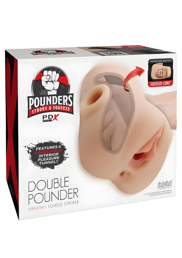 Double Pounder Vibrating Stroker Light
