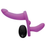 Double Take Double Penetration Vibrating Strap-on
