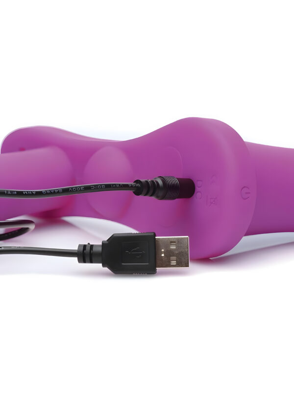 Double Take Double Penetration Vibrating Strap-on