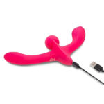 Double Tap Strapless Vibrating Strap-On