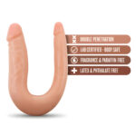 Dr Skin Mini Double Dong Vanilla 12 Inch Double Dildo
