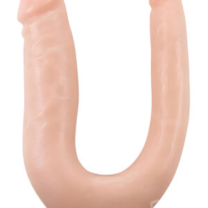 Dr Skin Mini Double Dong Vanilla 12 Inch Double Dildo