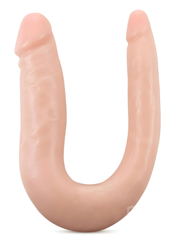 Dr Skin Mini Double Dong Vanilla 12 Inch Double Dildo