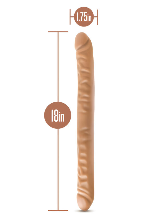 Dr Skin Mocha 18 Inch Long Dildo