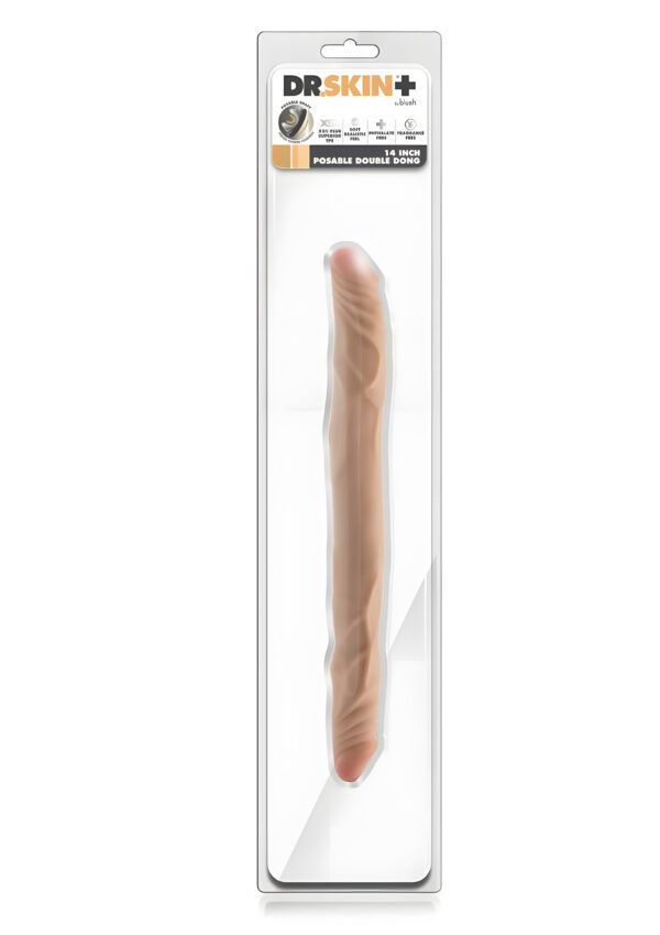Dr Skin Plus 14 Inch Double Dong Beige