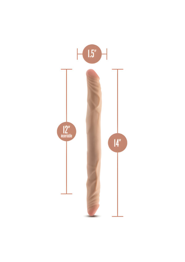 Dr Skin Plus 14 Inch Double Dong Beige