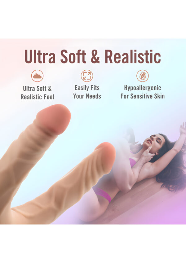 Dr Skin Plus 14 Inch Double Dong Beige