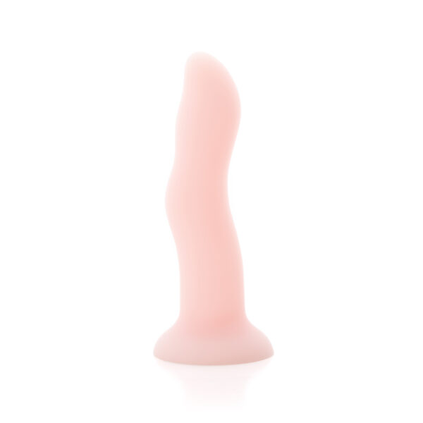 Dual Density Dildo Strap On Real Feel Velvet Touch Pink