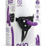Duo Silicone Dildo and Harness Set
