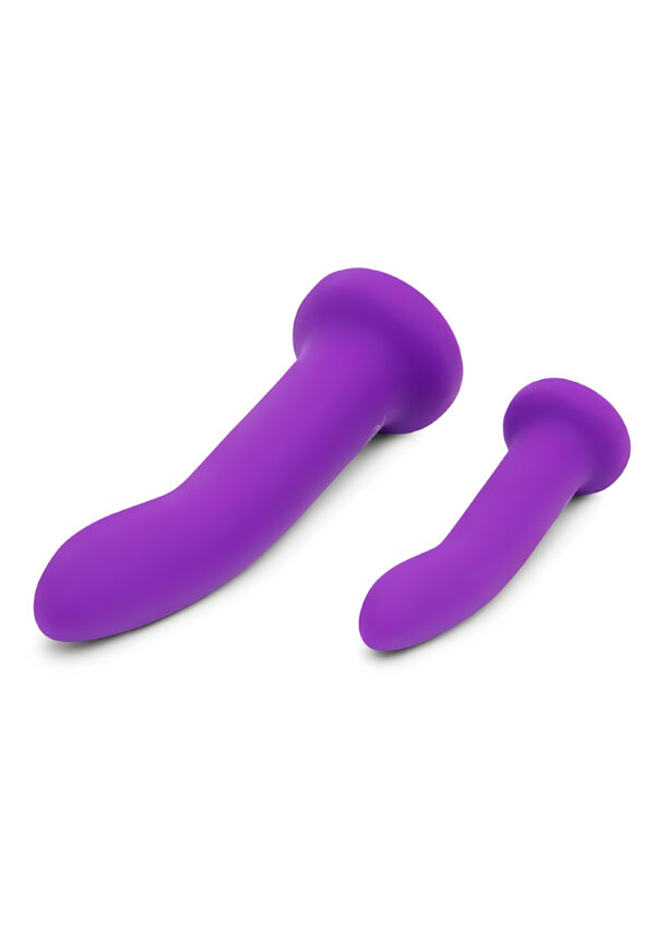 Duo Silicone Dildo and Harness Set