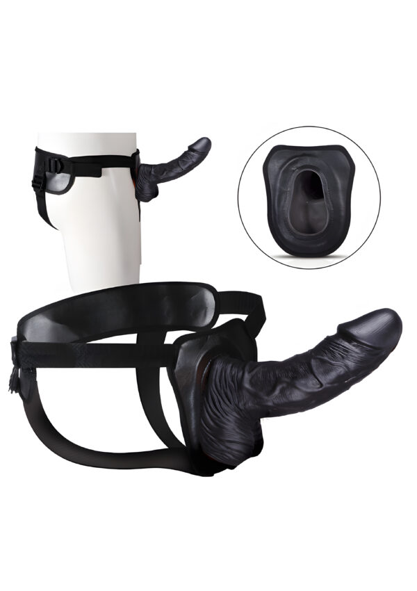 Erection Assistant 8 Inch Hollow Strap-On
