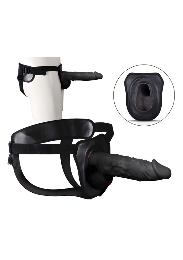 Erection Assistant 9.5 Inch Hollow Strap-On