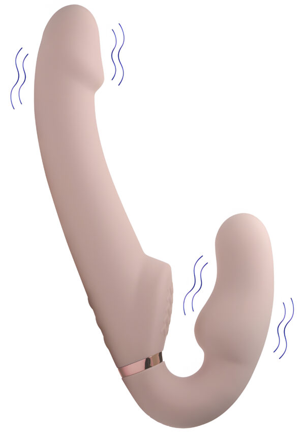 Ergo Fit Inflatable Strapless Strap On with Remote Control