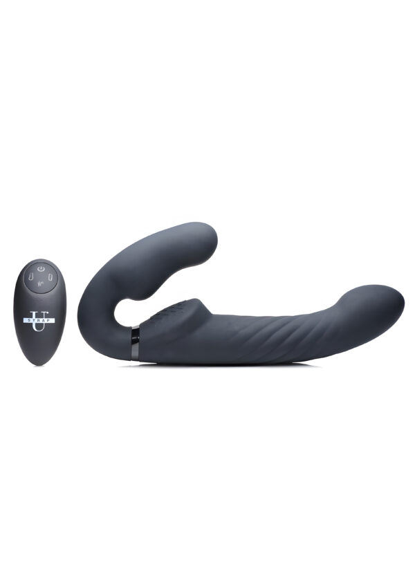 Ergo Fit Twist Vibrating Strapless Strap-On with Remote