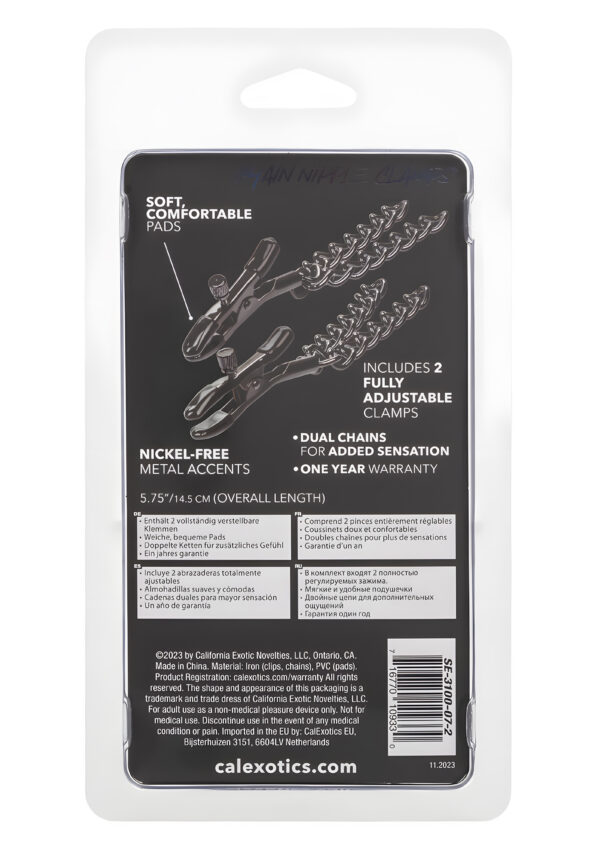 Euphoria Collection Chain Nipple Clamps