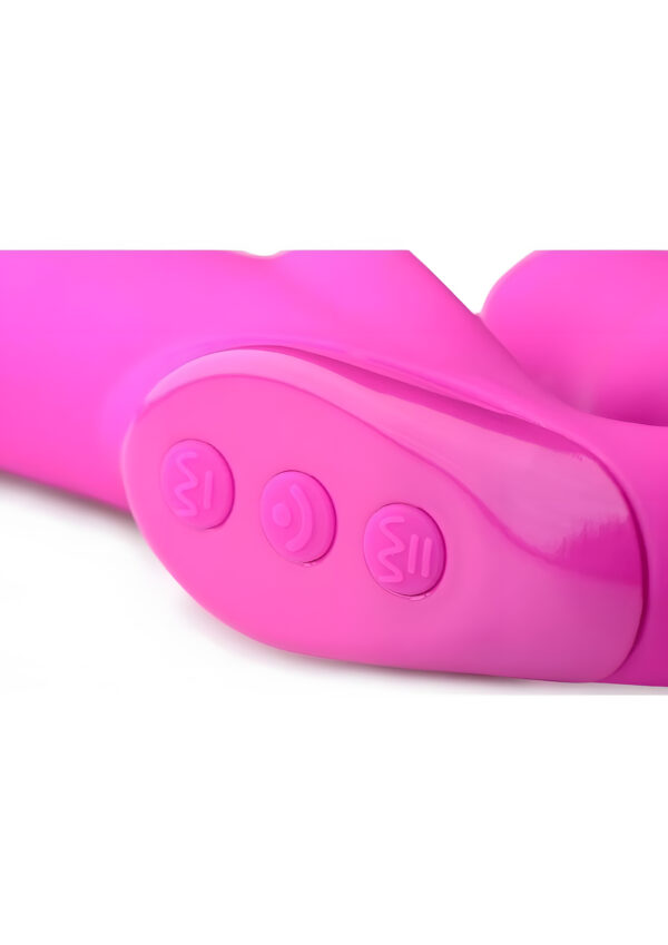 Evoke Rechargeable Vibrating Silicone Strapless Strap On