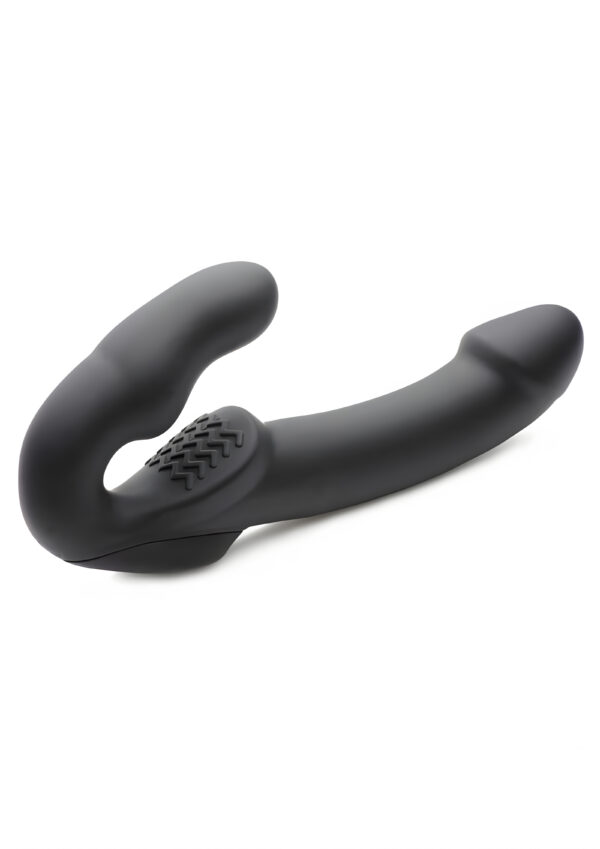 Evoke Rechargeable Vibrating Silicone Strapless Strap On