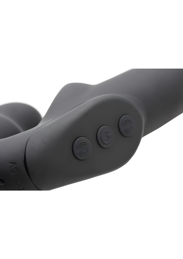 Evoke Rechargeable Vibrating Silicone Strapless Strap On