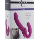 Evoke Vibrating Strapless Silicone Strap-on Dildo