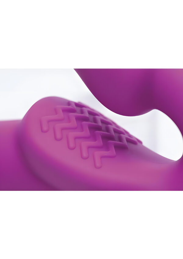 Evoke Vibrating Strapless Silicone Strap-on Dildo