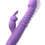 Fantasy For Her Thrusting Silicone Rabbit Vibrator - Purple