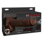 Fetish Fantasy Series 9 Inch Hollow Squirting Strap-On with Balls