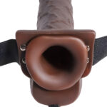 Fetish Fantasy Series 9 Inch Hollow Squirting Strap-On with Balls