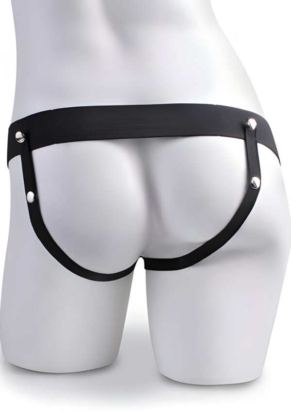 Fetish Fantasy Series 9 Inch Hollow Squirting Strap-On with Balls