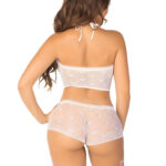 First Love Cami and Boyshort Set White