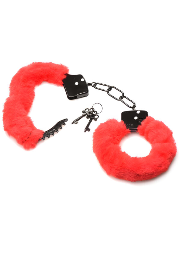 Furry Red Handcuffs