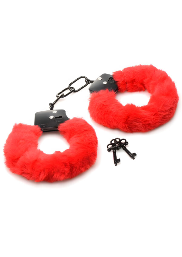 Furry Red Handcuffs